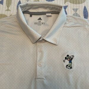 Adidas Disney Mickey logo golf polo men's M